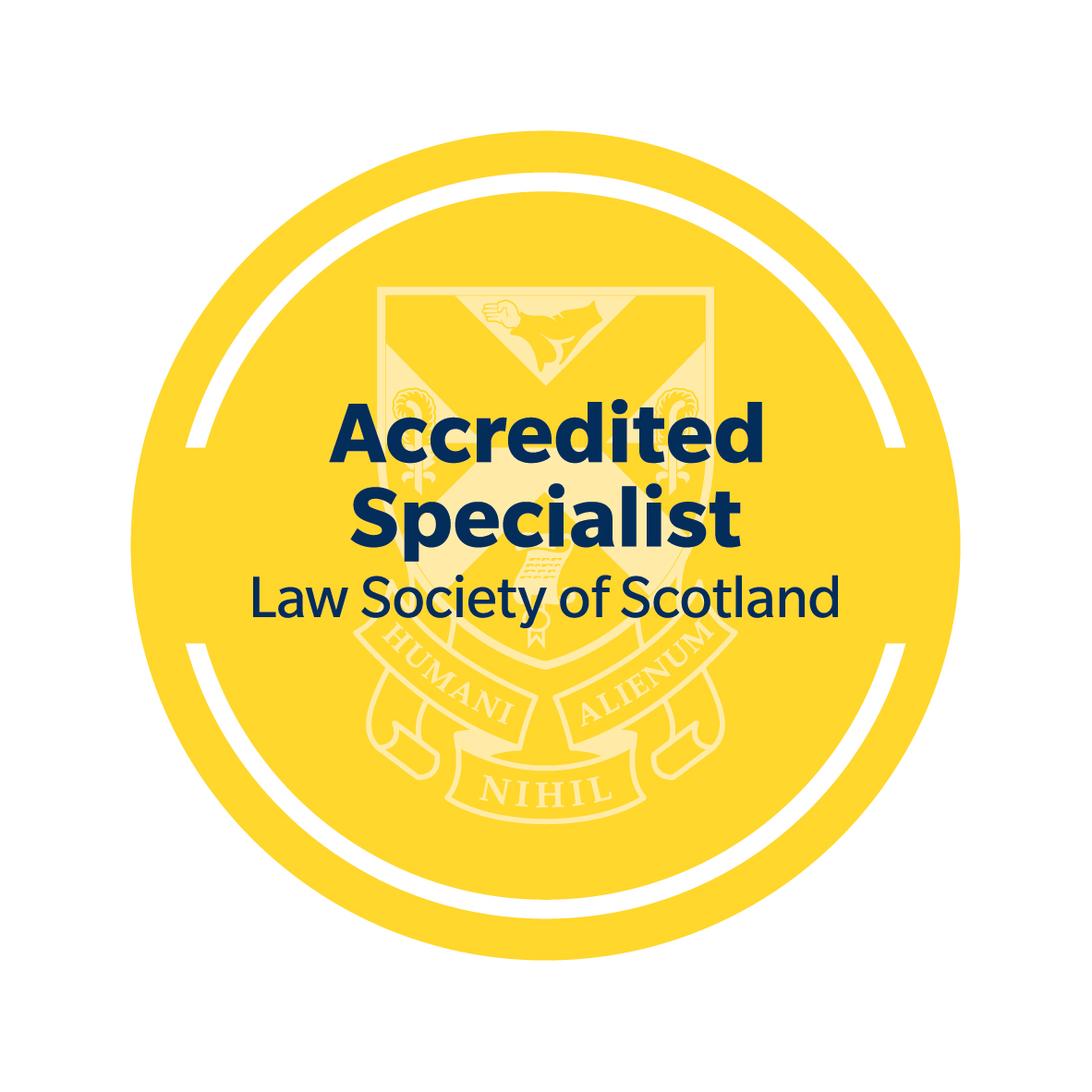 Law Society of Scotland Accredited Specialist logo 